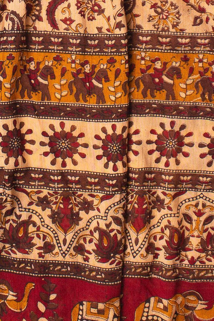 Border Print Wide Leg Pants Product Image