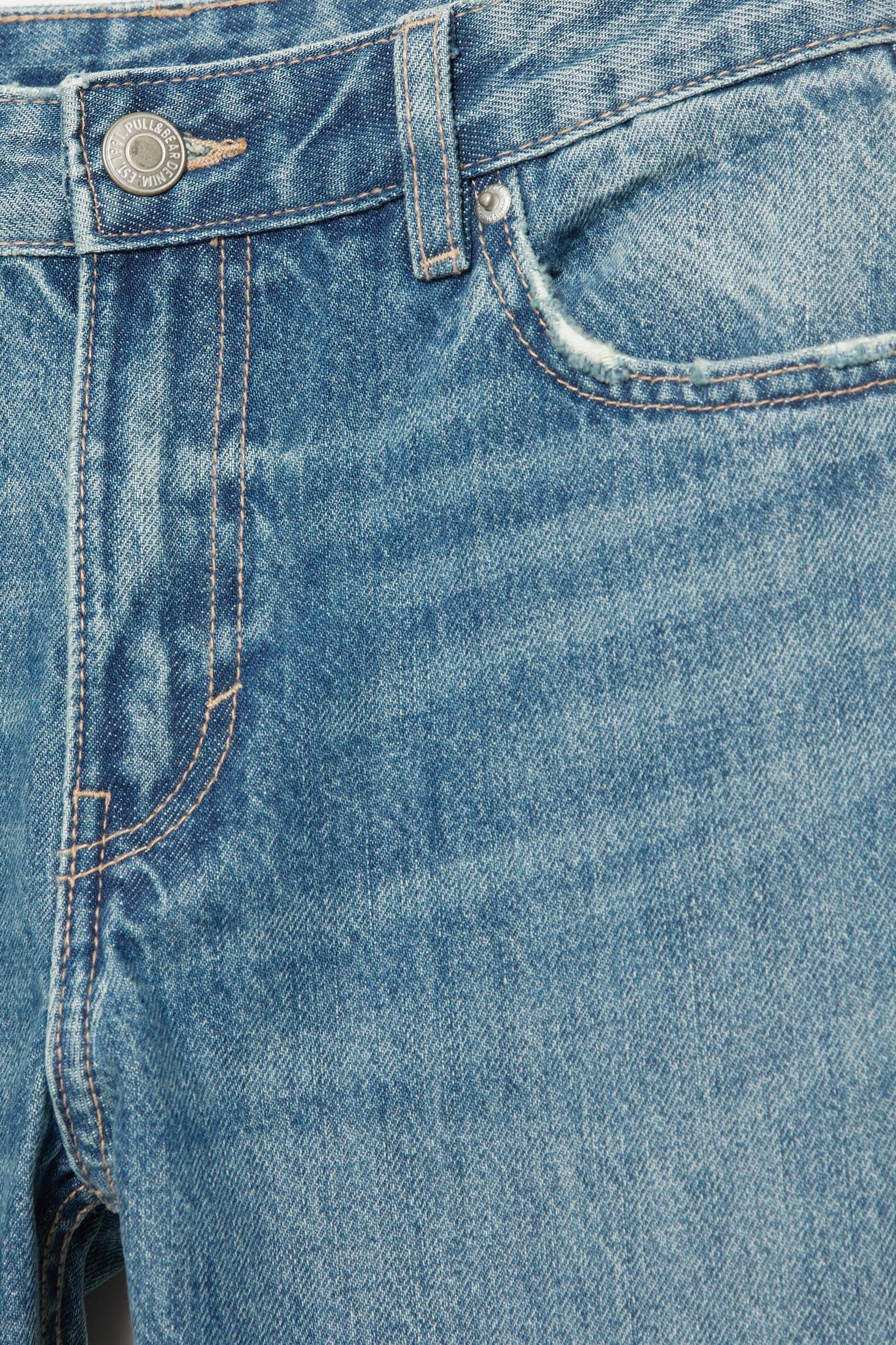 Mid-rise straight-leg jeans Product Image