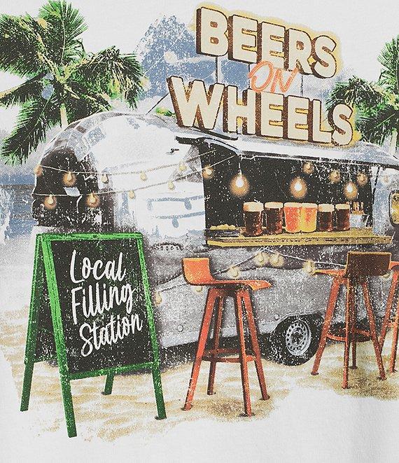 Caribbean Big & Tall Beers On Wheels Short Sleeve Graphic T-Shirt Product Image