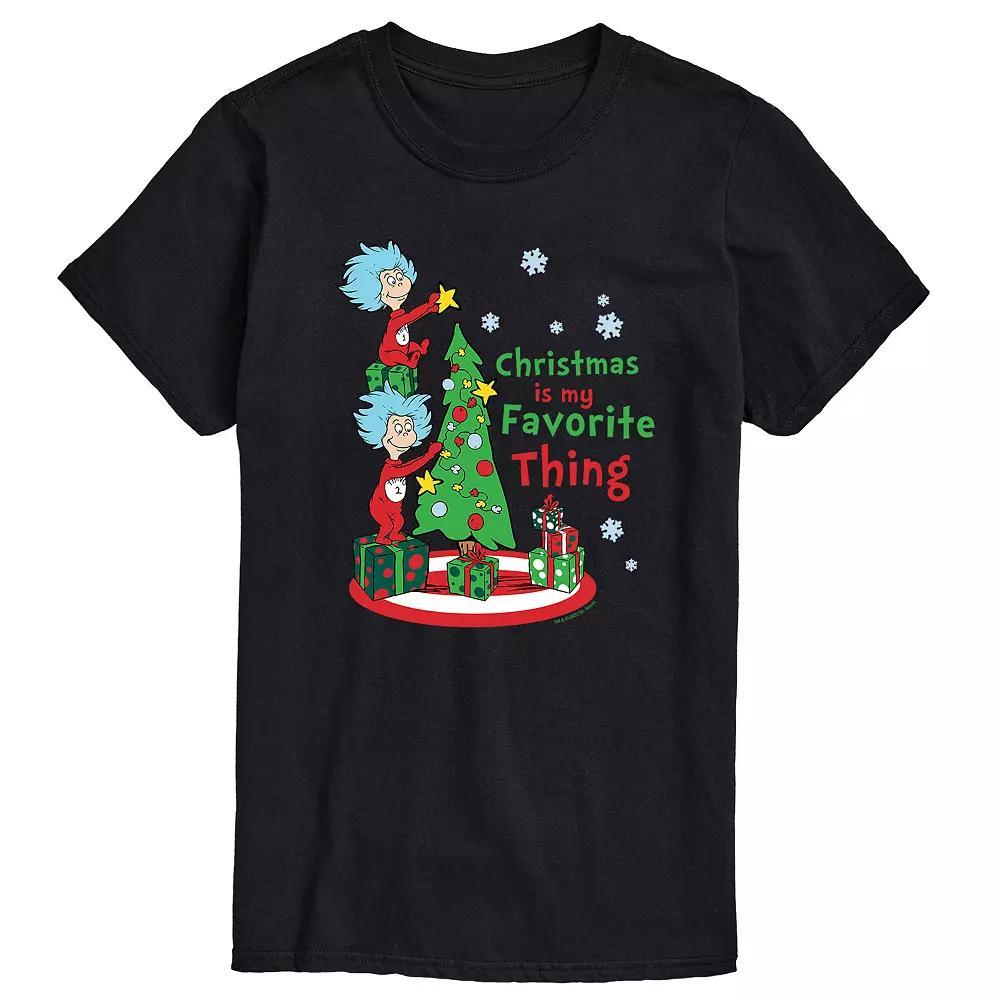 Men's Dr. Seuss Christmas is my Favorite Thing Tee,  Product Image