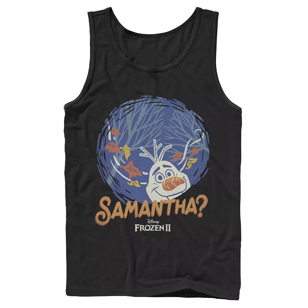 Disney's Frozen 2 Olaf Men's Samantha Circle Portrait Tank Top,  Product Image