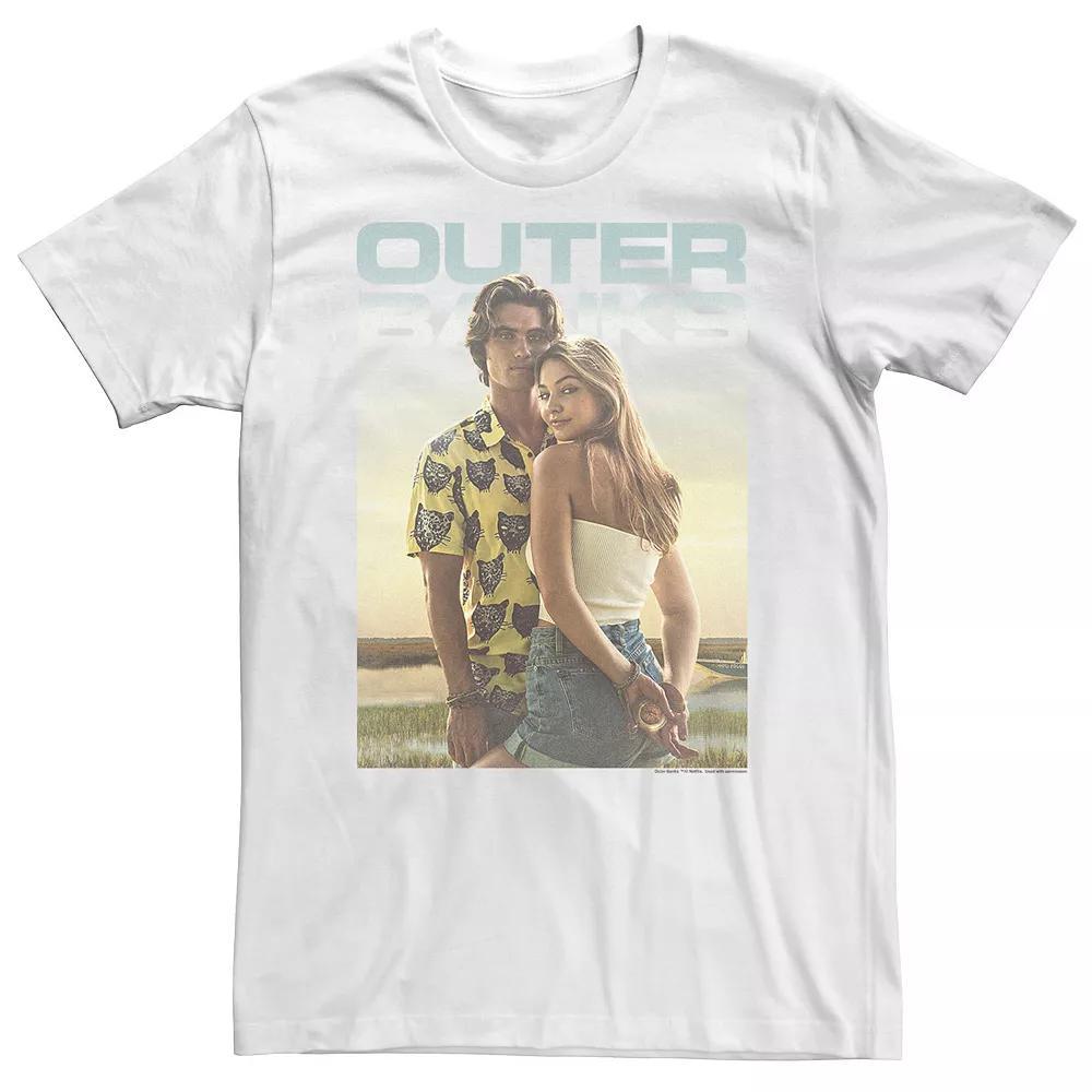 Big & Tall Netflix Outer Banks John B & Sarah Poster Tee, Men's,  Product Image