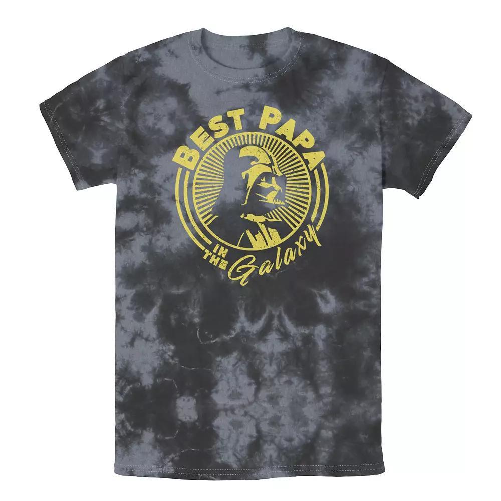 Men's Star Wars Vader Head Circle Burst Tee, Boy's, Size: Small, Black Grey Product Image