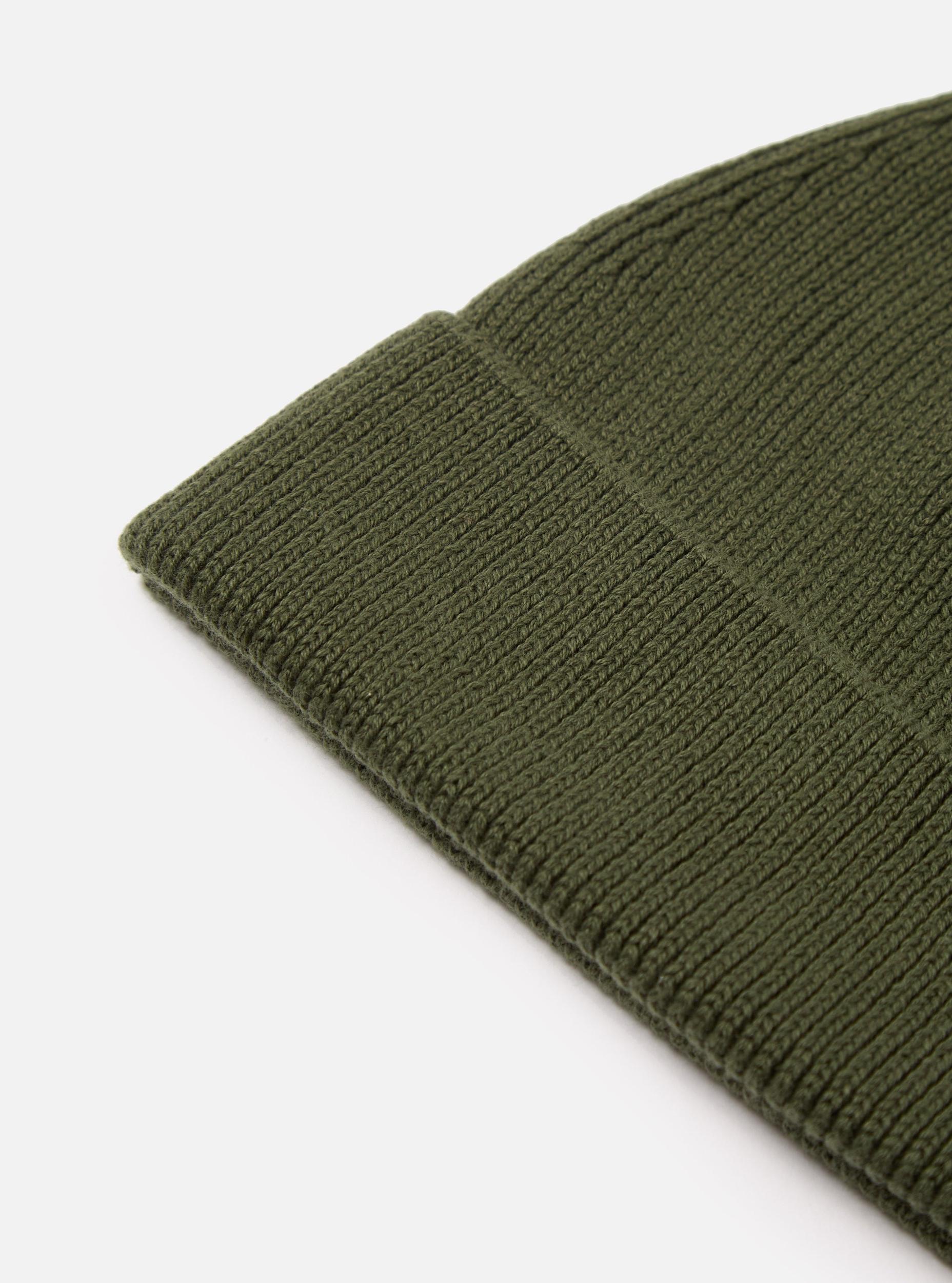 Olive Cotton Rib Watch Cap Product Image
