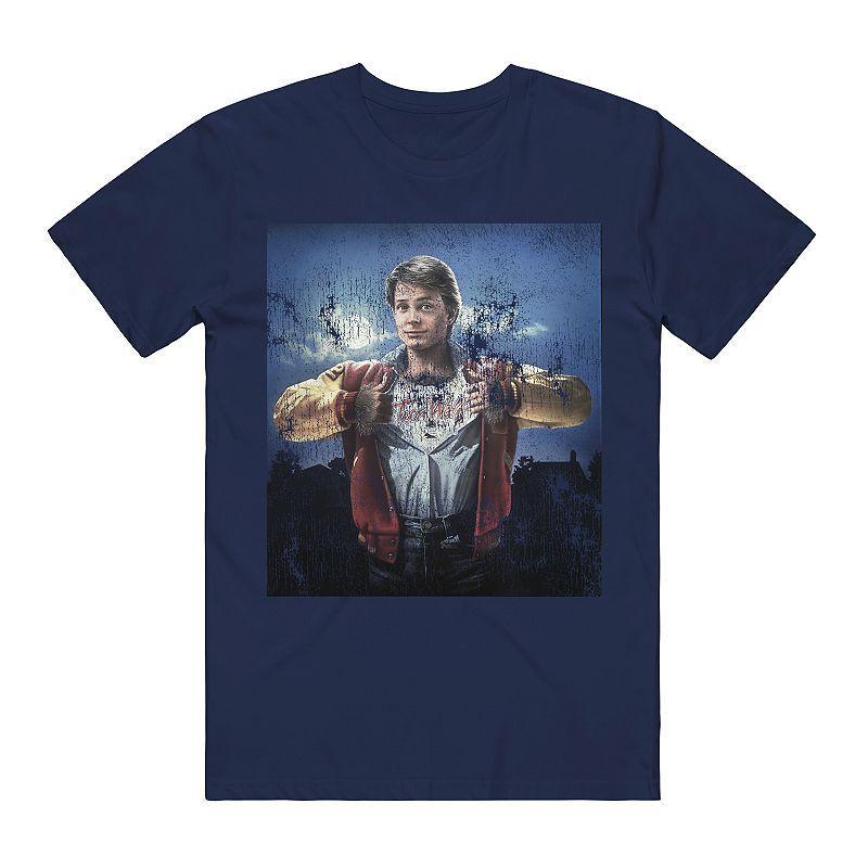 Men's Teen Wolf Graphic Tee, Size: Large, Blue Product Image