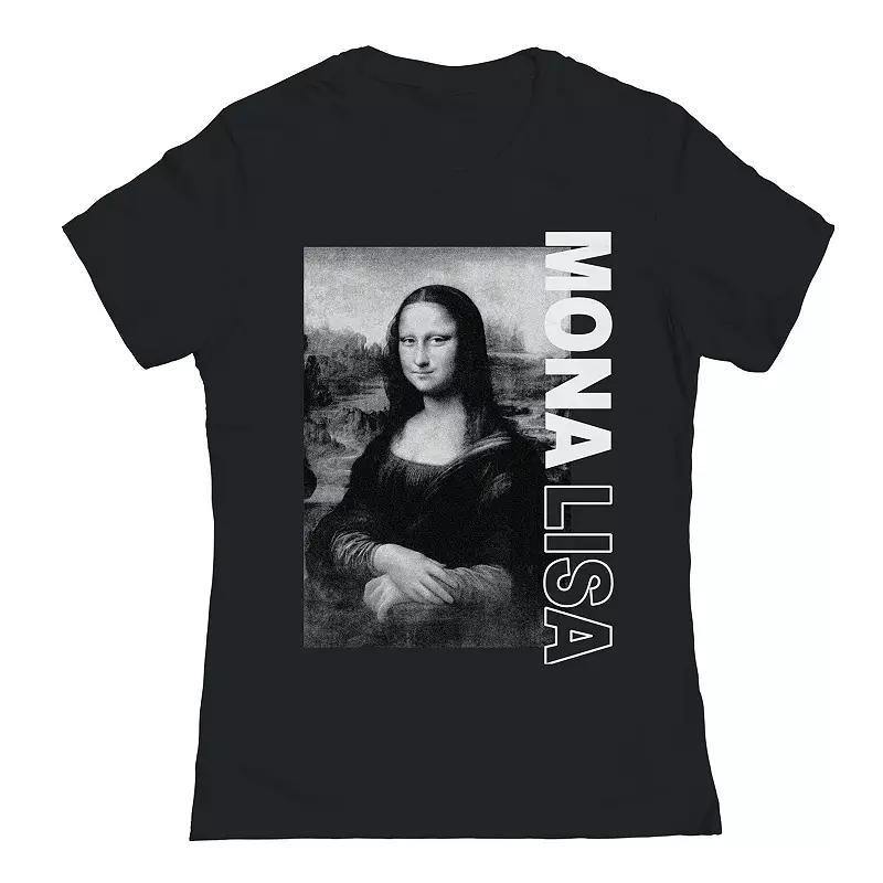 Juniors Mona Lisa Womens Graphic Tee, Girls Product Image