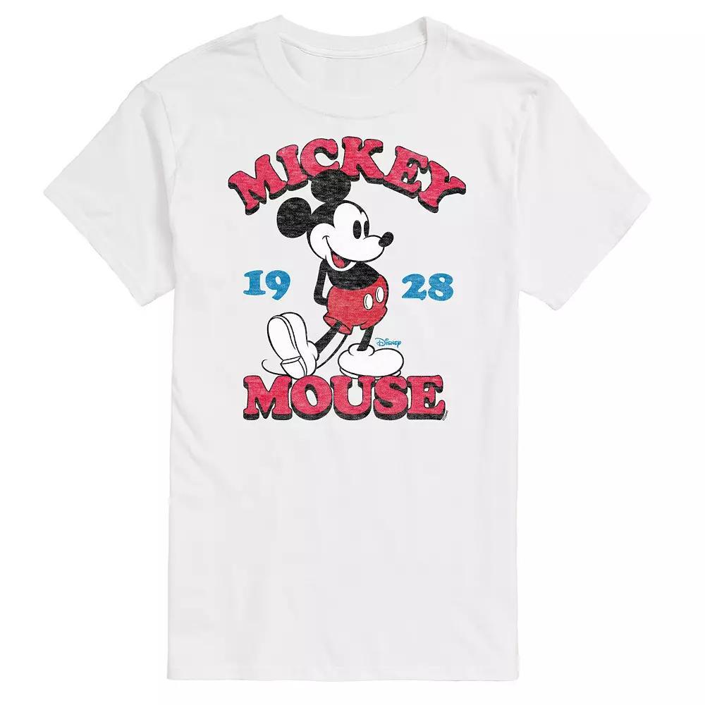 Big & Tall Mickey Mouse 28 Vintage Tee, Mens Product Image