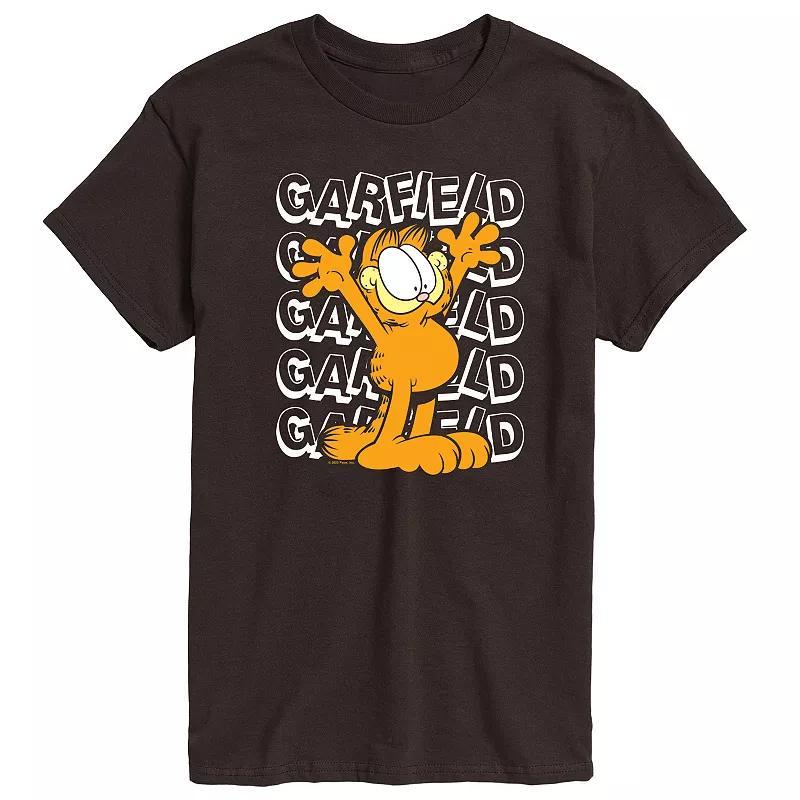 Men's Garfield Repeated Graphic Tee,  Product Image