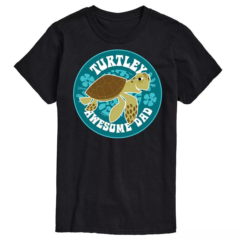 Disney/Pixar Finding Nemo Men's Turtley Awesome Dad Graphic Tee,  Product Image