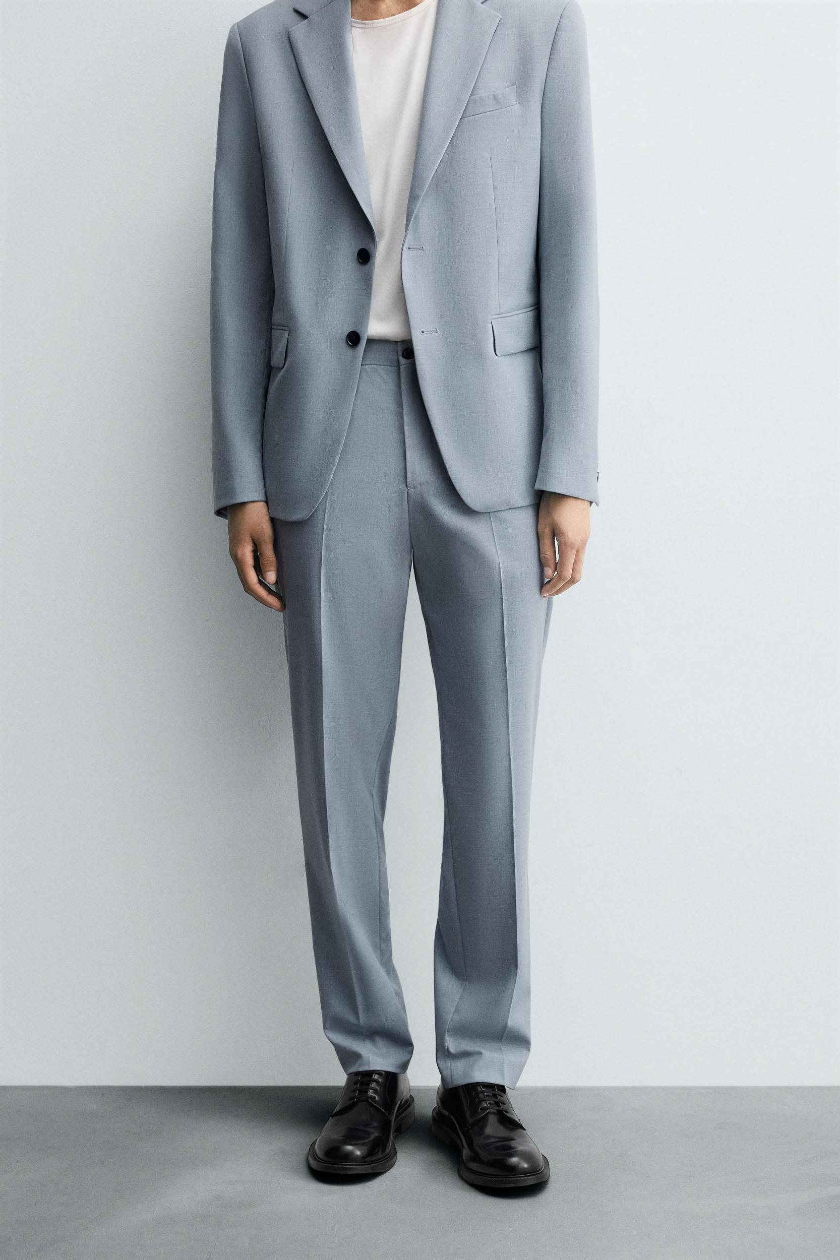 SLIM FIT SUIT PANTS Product Image