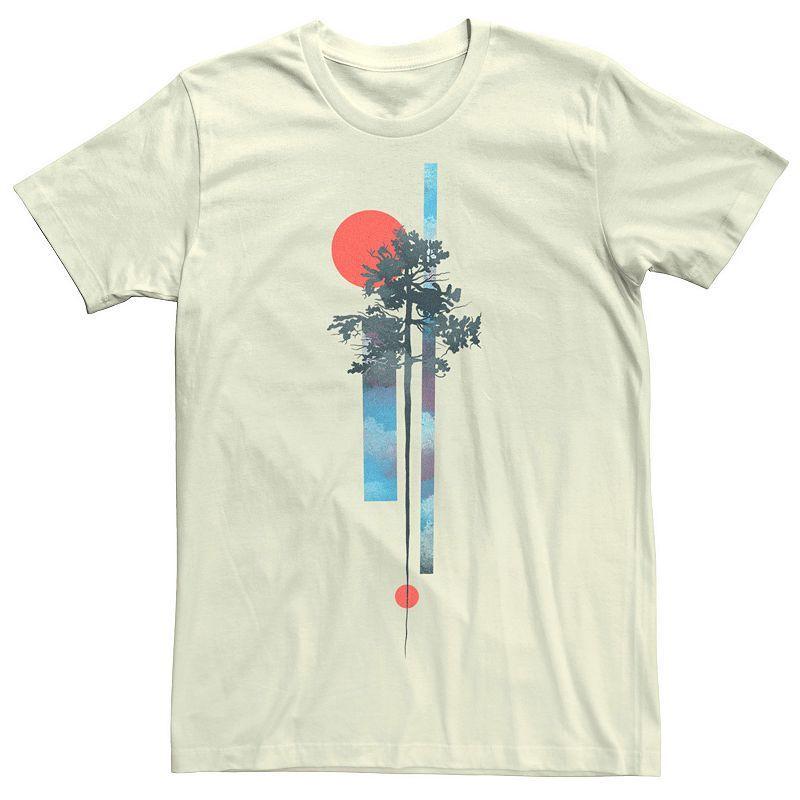 Men's Abstract Nature Tree Graphic Tee,  Product Image