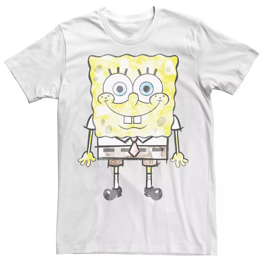 Men's Spongebob SquarePants Faded Portrait Tee,  Product Image