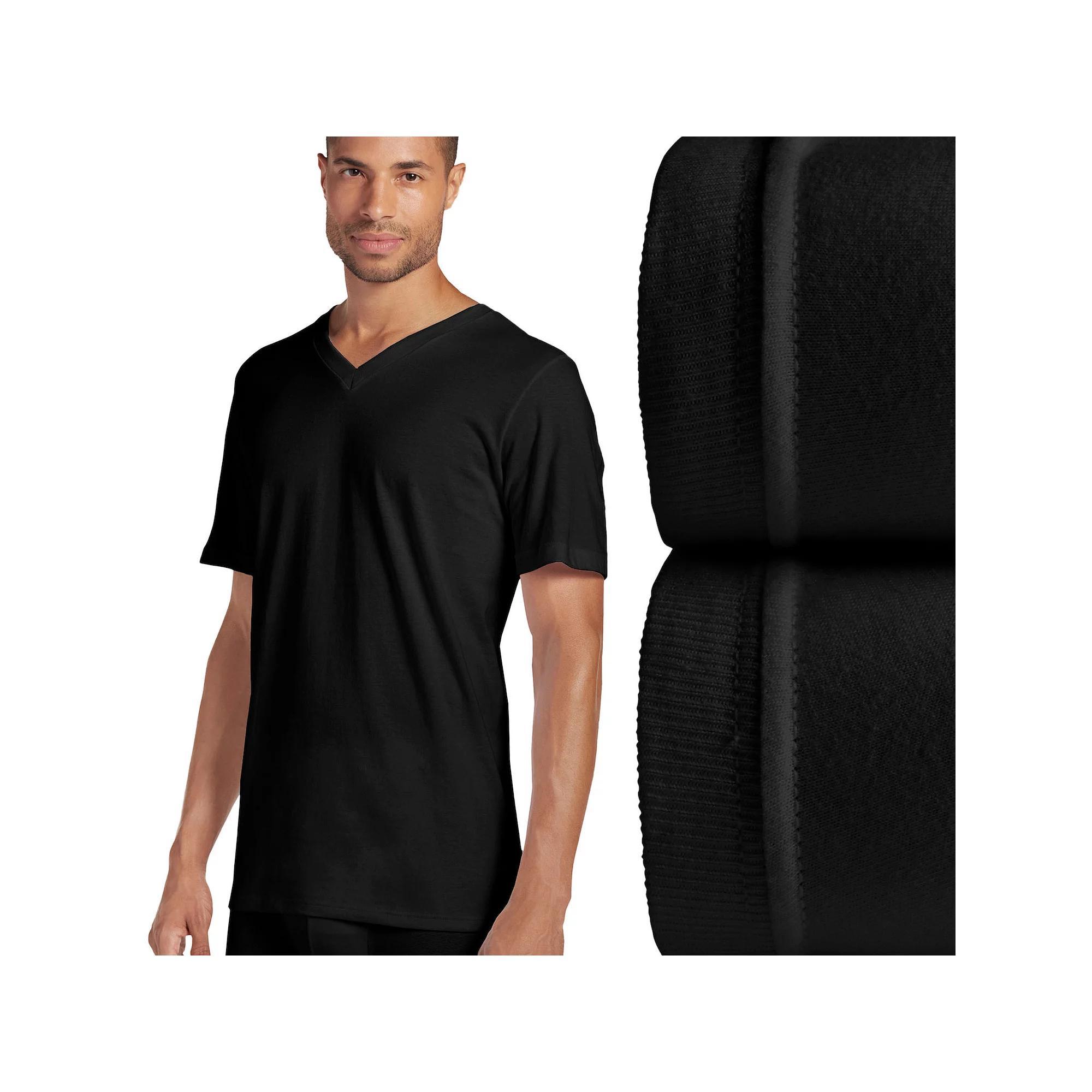 Big & Tall Jockey® 2-pack Big Man Classic V-Neck Undershirt, Men's,  Product Image