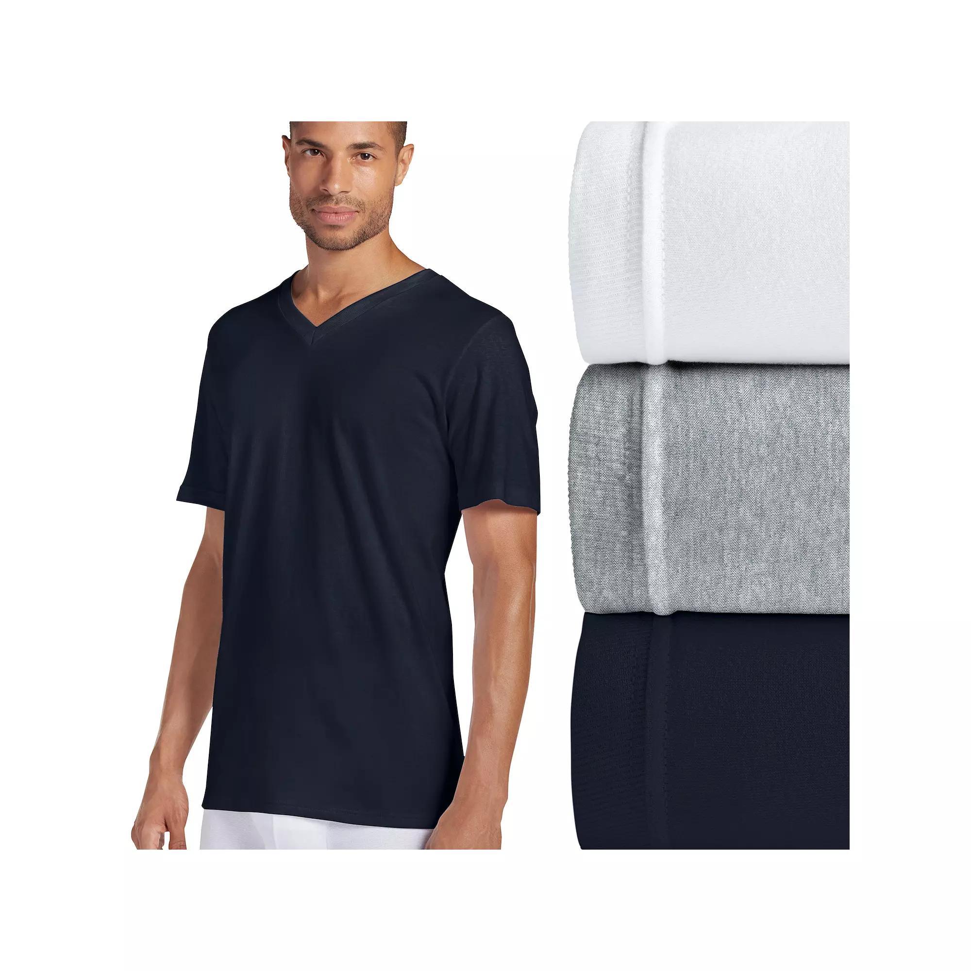 Men's Jockey® 3+1 Bonus Pack Classic V-Neck Undershirt,  Product Image