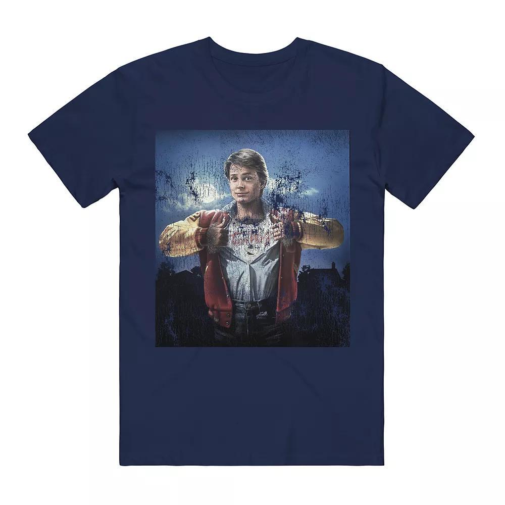 Men's Teen Wolf Graphic Tee, Size: Large, Blue Product Image