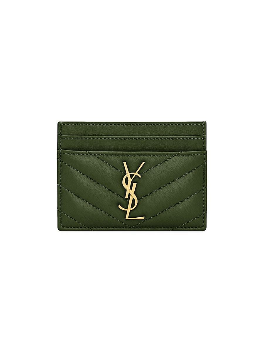 Womens Cassandre Matelass Card Case in Lambskin Product Image