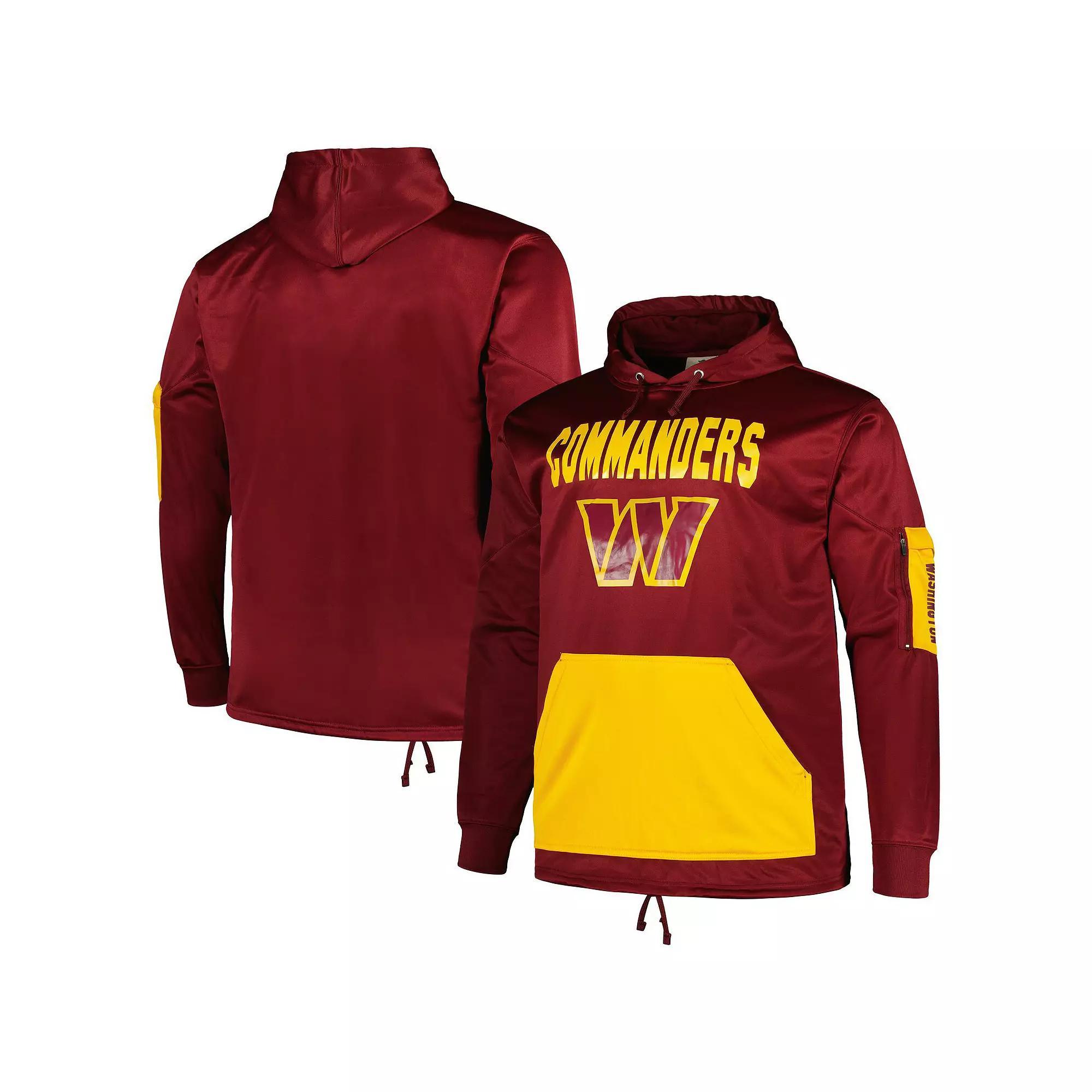 Men's Fanatics Branded  Burgundy Washington Commanders Big & Tall Pullover Hoodie, Size: XLT, Wft Med Re Product Image