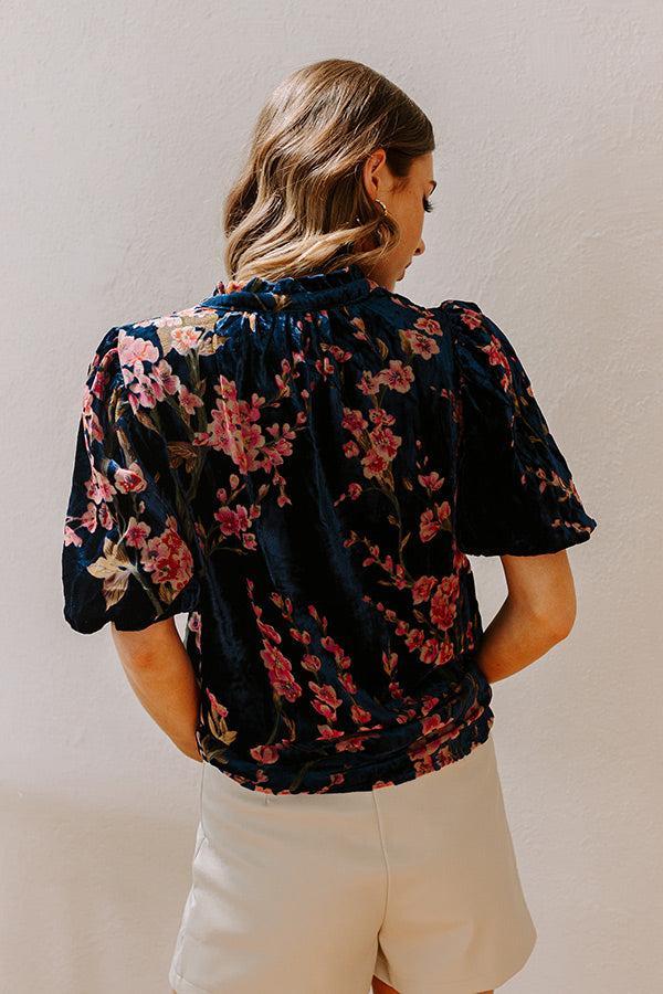 Dreamy Evenings Velvet Burnout Top Product Image