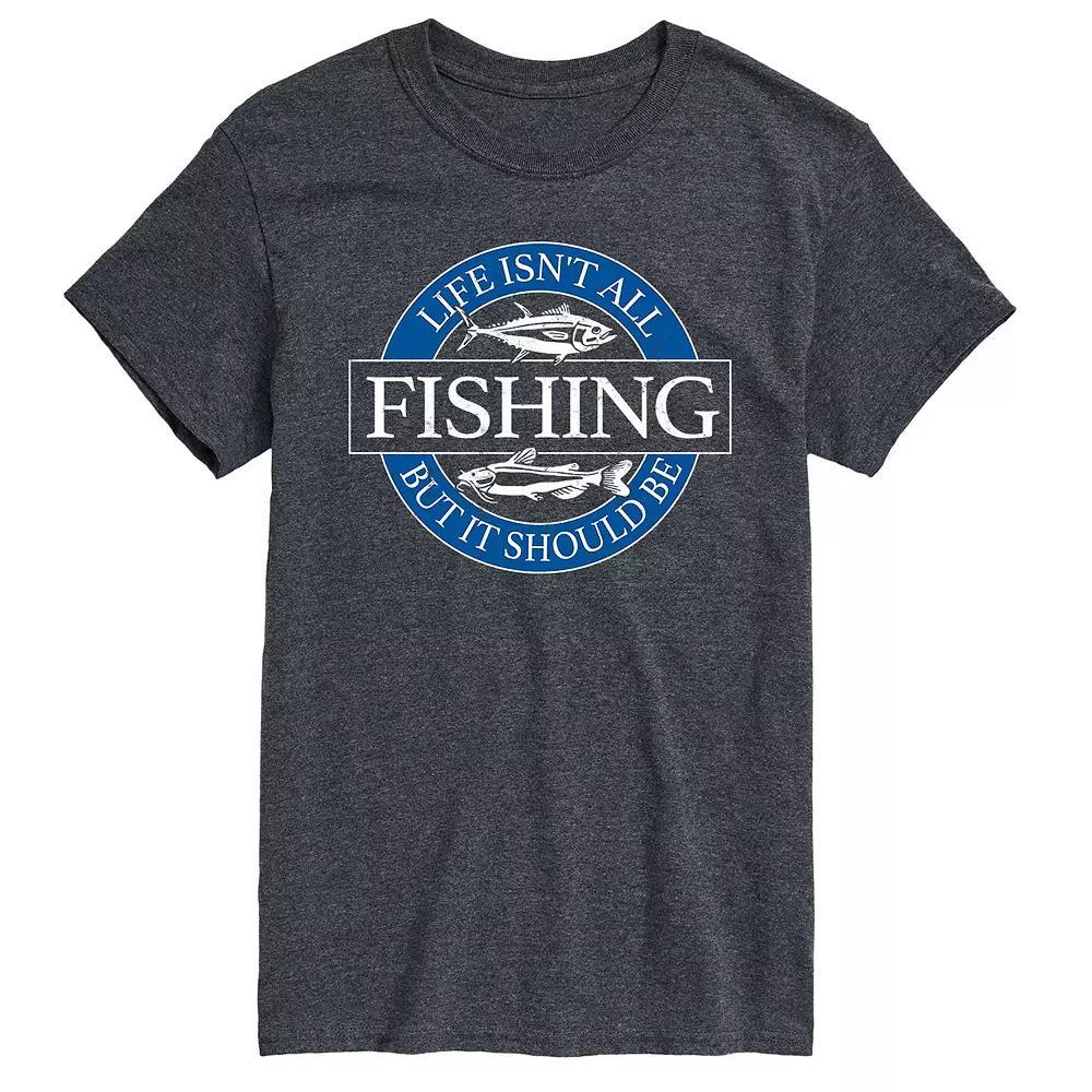 Big & Tall Life Fishing Tee, Men's,  Product Image