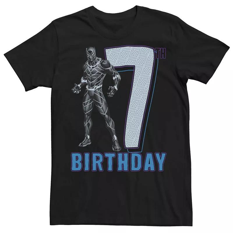 Mens Marvel Panther 7th Birthday Tee Product Image