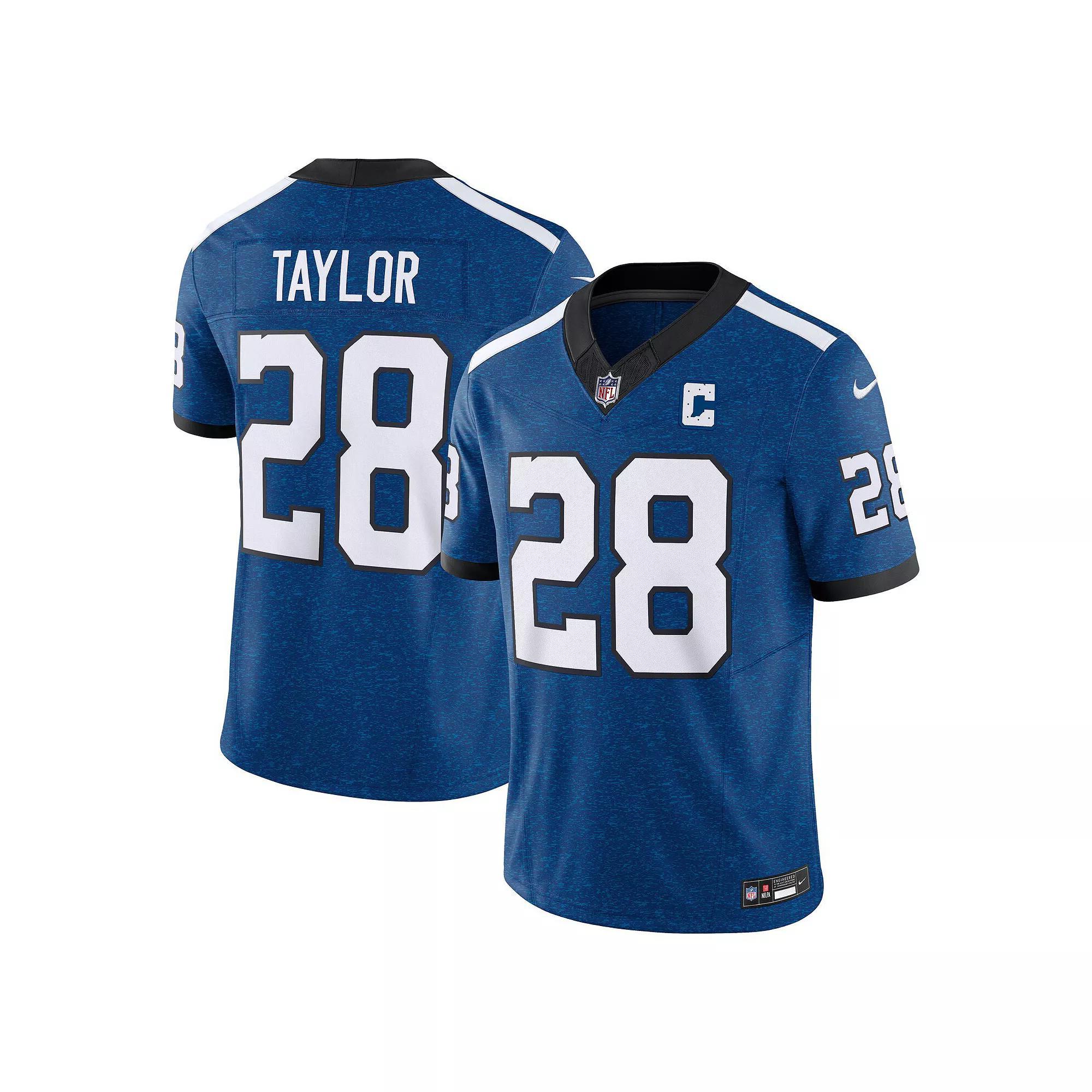 Men's Nike Jonathan Taylor Blue Indianapolis Colts Vapor F.U.S.E. Limited Jersey,  Product Image