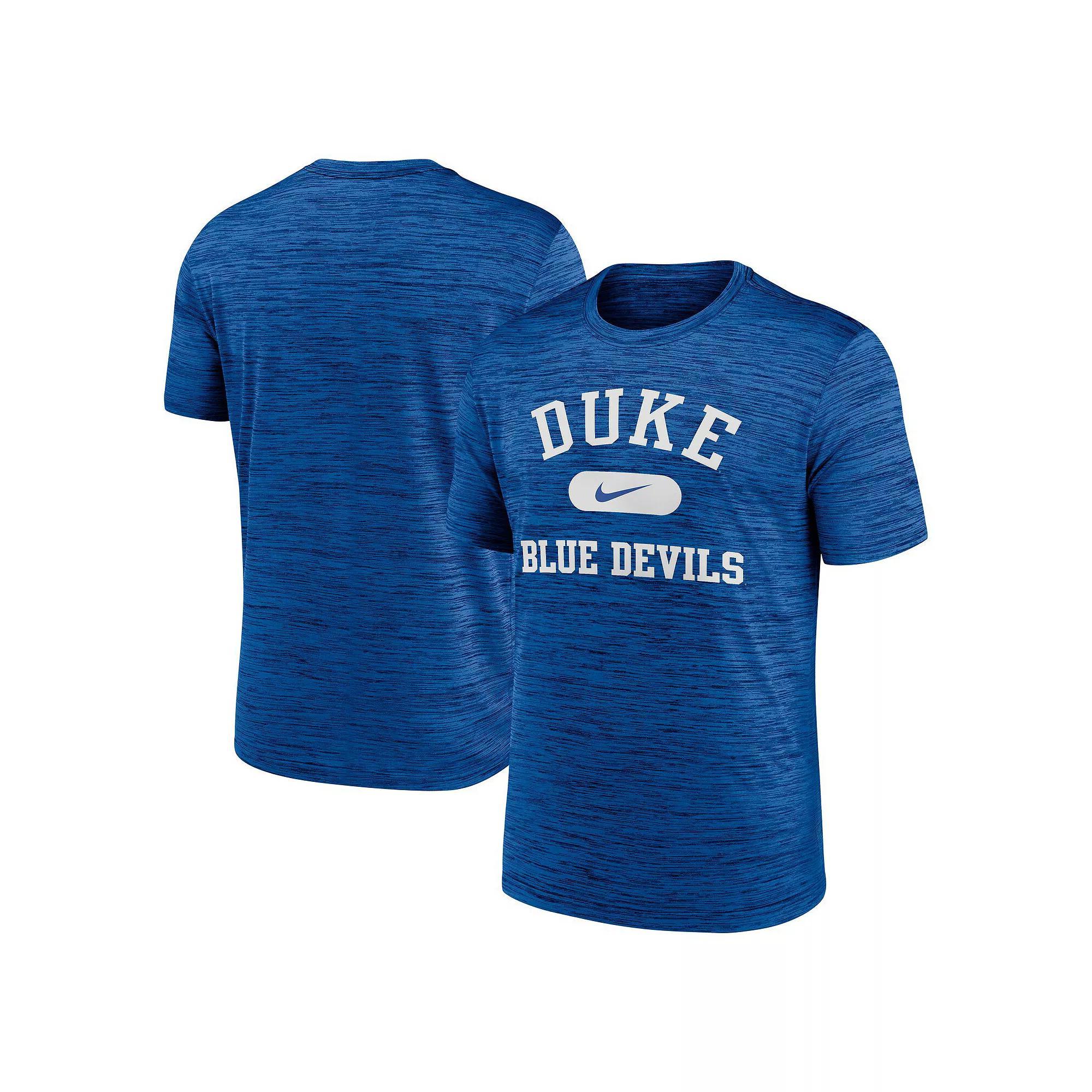 Men's Nike Royal Duke Blue Devils Velocity Mascot Performance T-Shirt,  Product Image