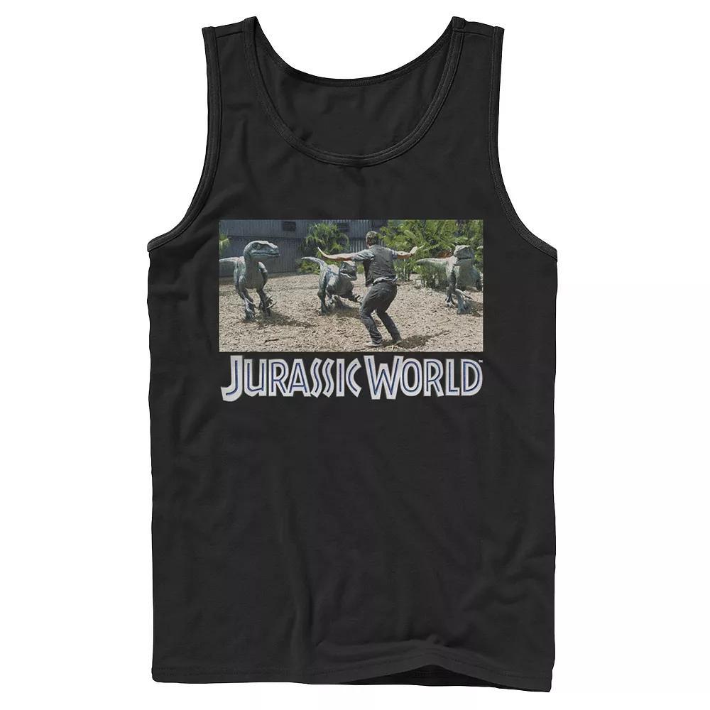 Men's Jurassic World Owen Raptor Pack Trainer Graphic Tank Top,  Product Image