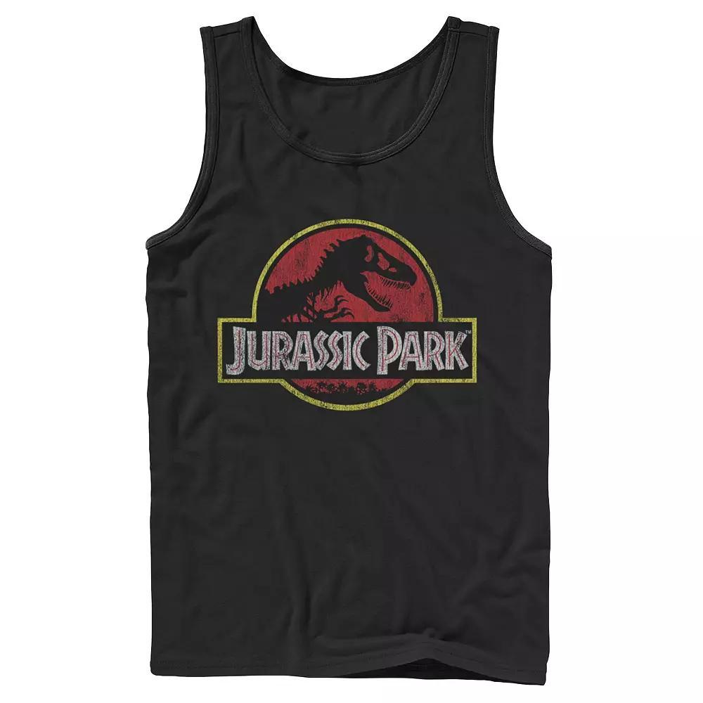 Men's Jurassic World Raptor Fight Portrait Tank Top, Size: XXL, Black Product Image