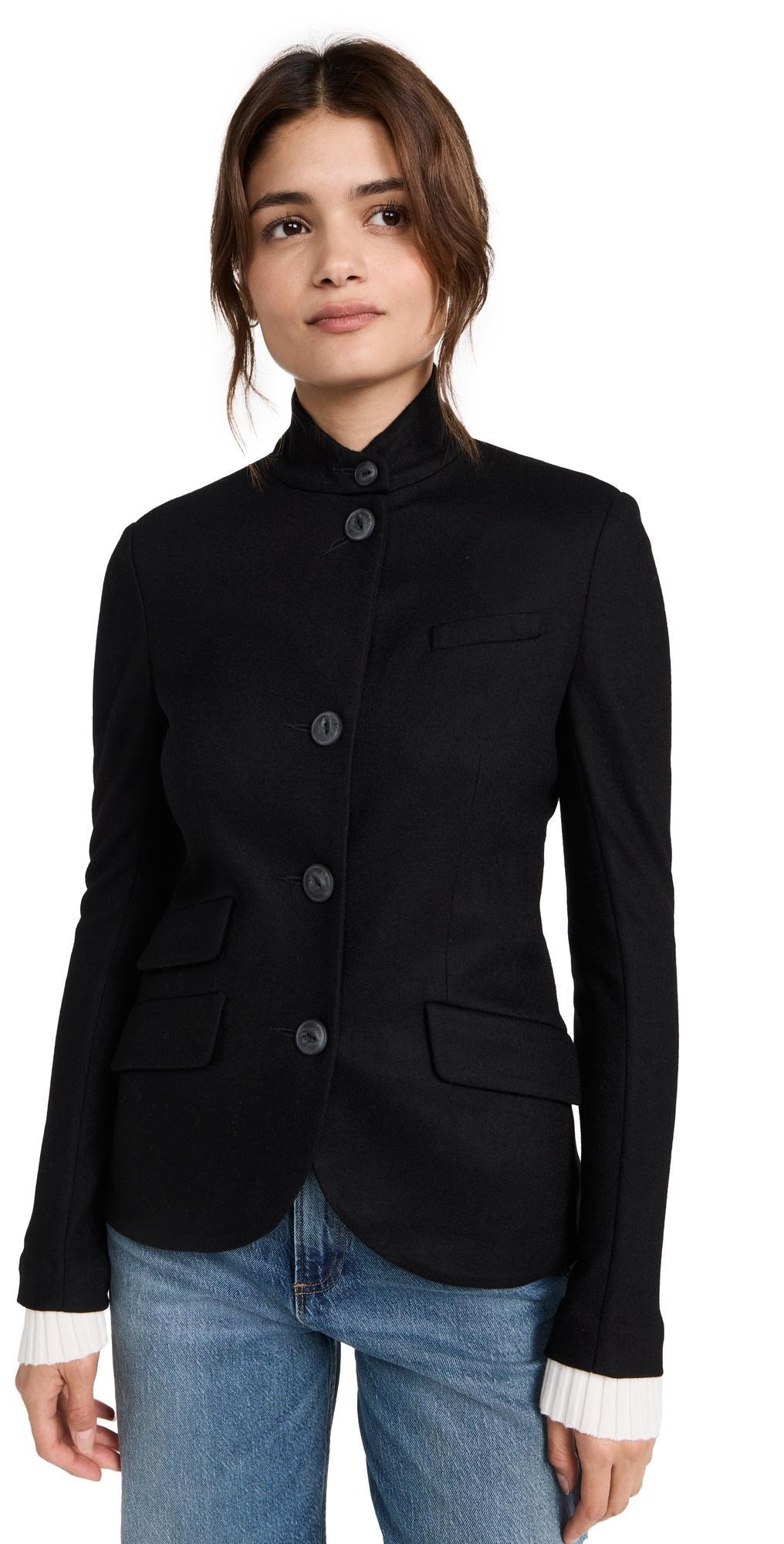 rag & bone Slade Blazer Black 16 Product Image