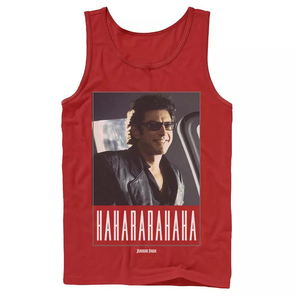 Men's Jurassic Park Ian Malcolm Hahararahaha Tank Top,  Product Image