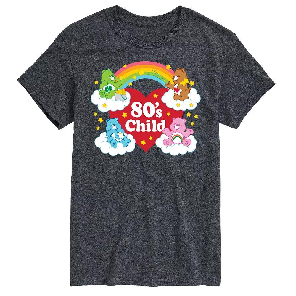 Big & Tall Care Bears 80s Child Graphic Tee, Men's,  Product Image