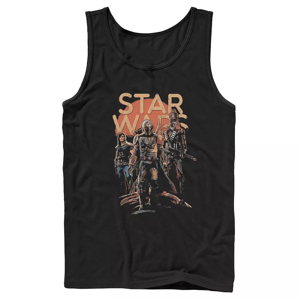 Men's Star Wars The Mandalorian Character Entourage Tank Top,  Product Image