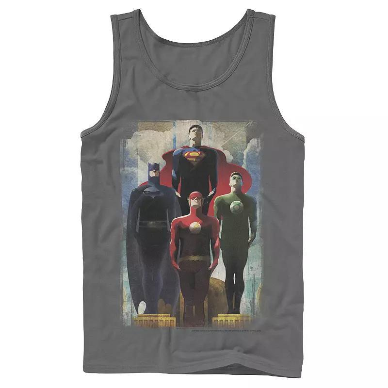 Men's DC Comics Justice League Heroes Look Up Tank Top,  Product Image