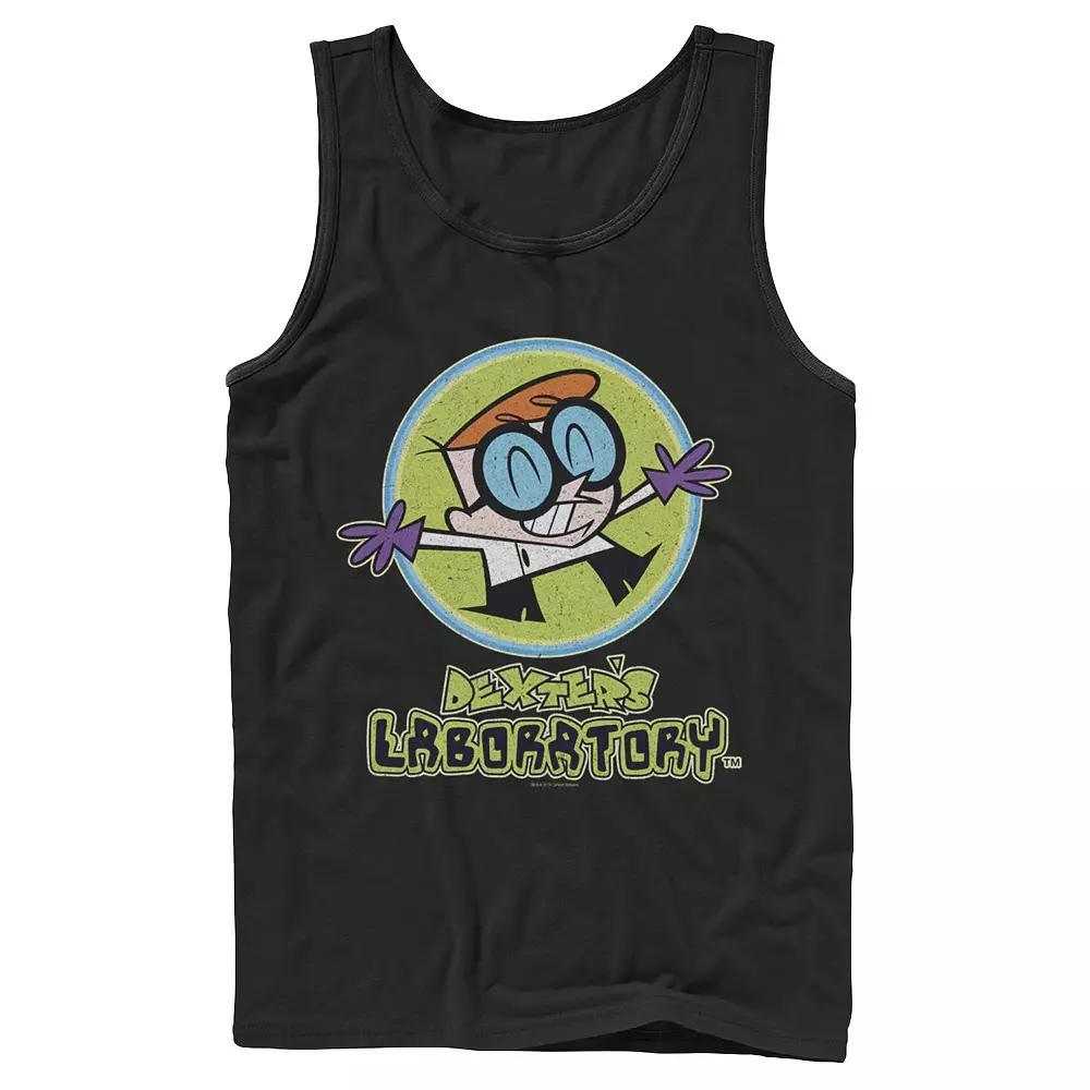 Men's CN Dexter's Laboratory Happy Scientist Tank Top,  Product Image
