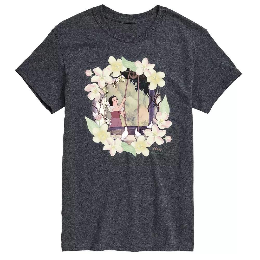 Disney Princess Big & Tall Snow White Flowers Graphic Tee, Men's,  Product Image