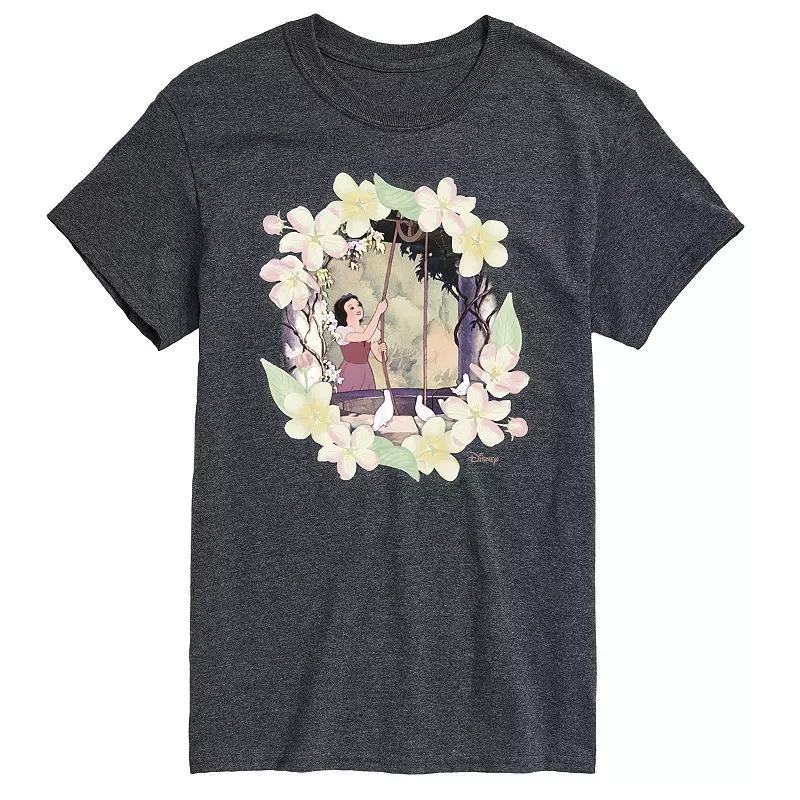 Disney Princess Big & Tall Snow White Flowers Graphic Tee, Men's,  Product Image