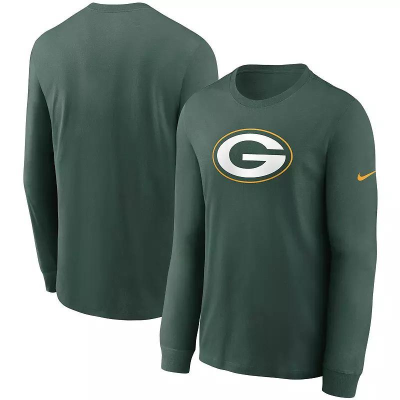 Mens Nike Bay Packers Primary Logo Long Sleeve T-Shirt Product Image