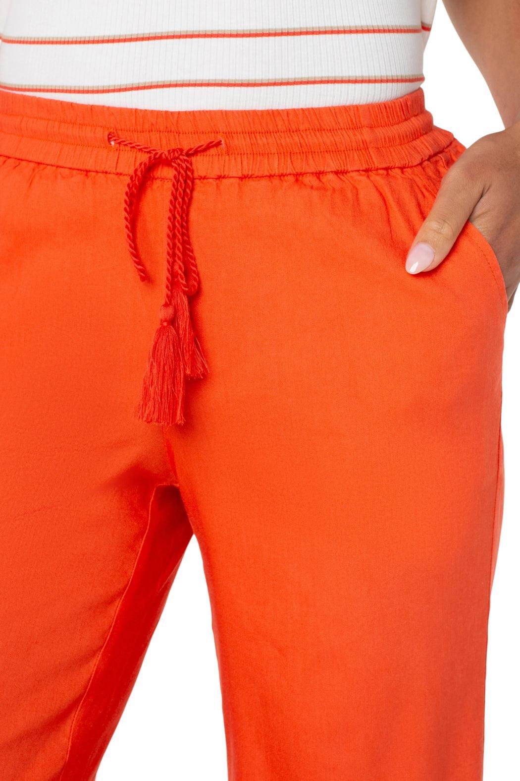 Clementine Drawstring Wide Leg Pants Product Image