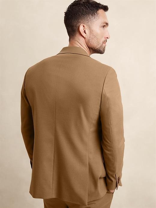 Tailored-Fit Camel Suit Jacket Product Image