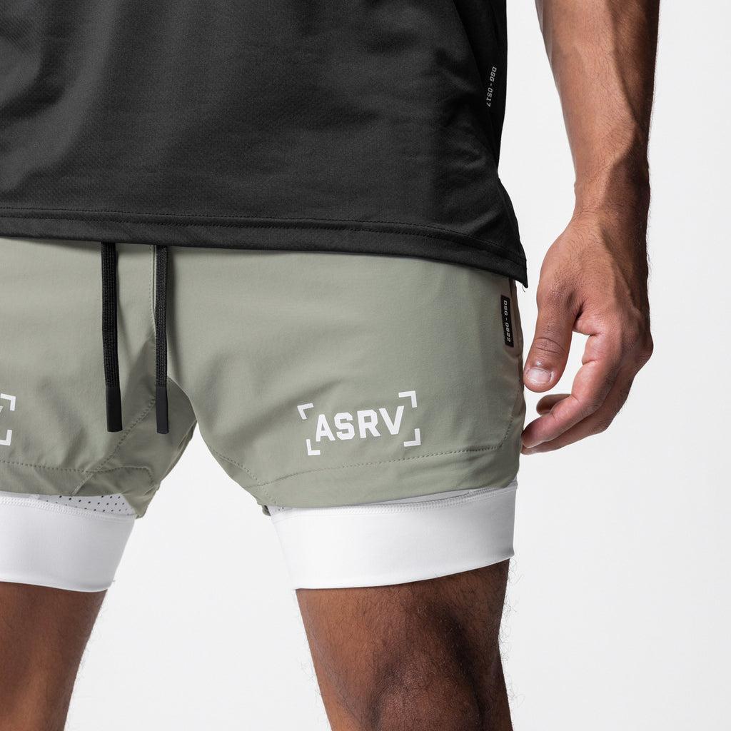 0622. Tetra-Lite® 5" Liner Short - Sage/White Product Image