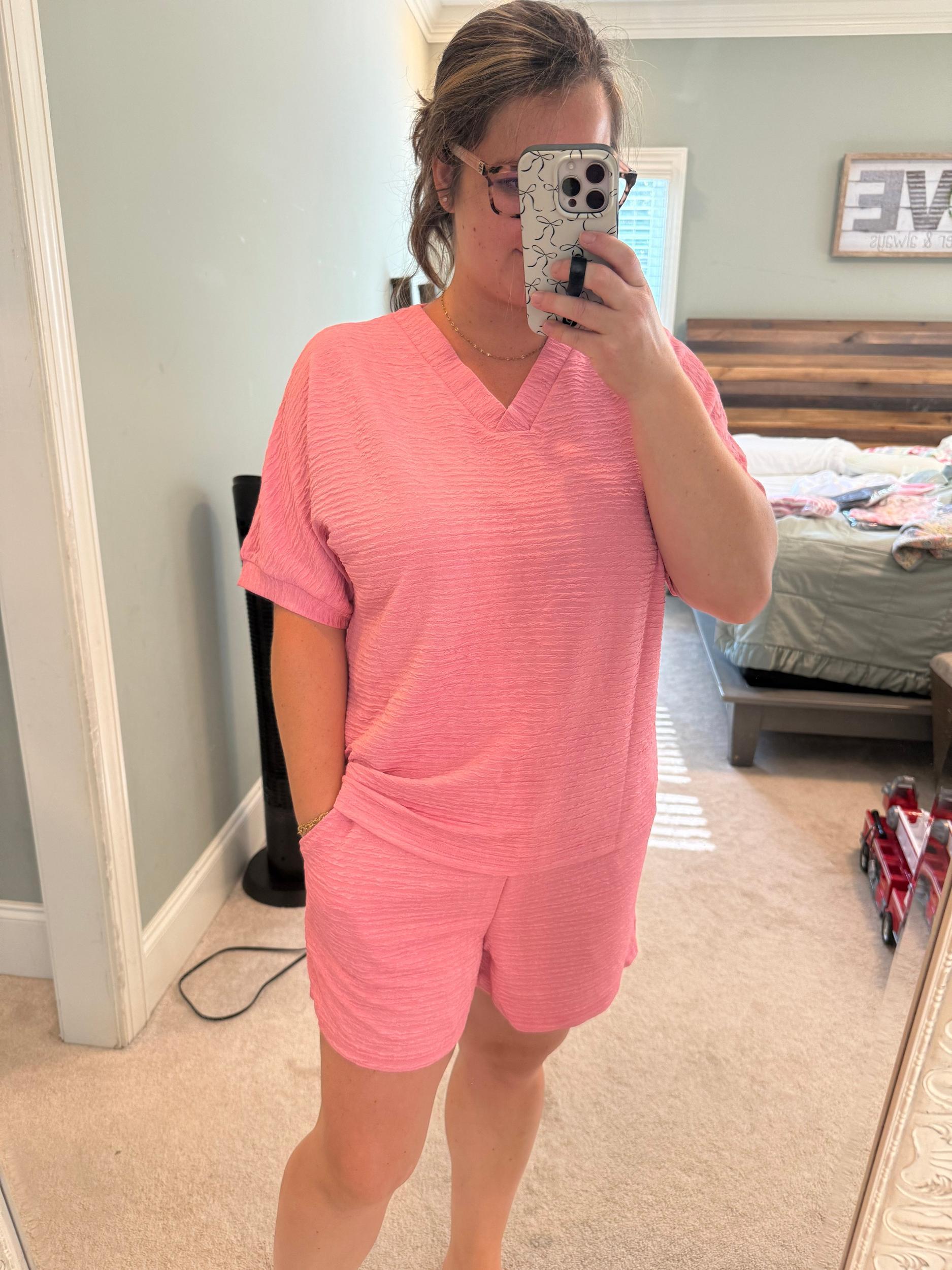 Preorder Pink Short Set Product Image