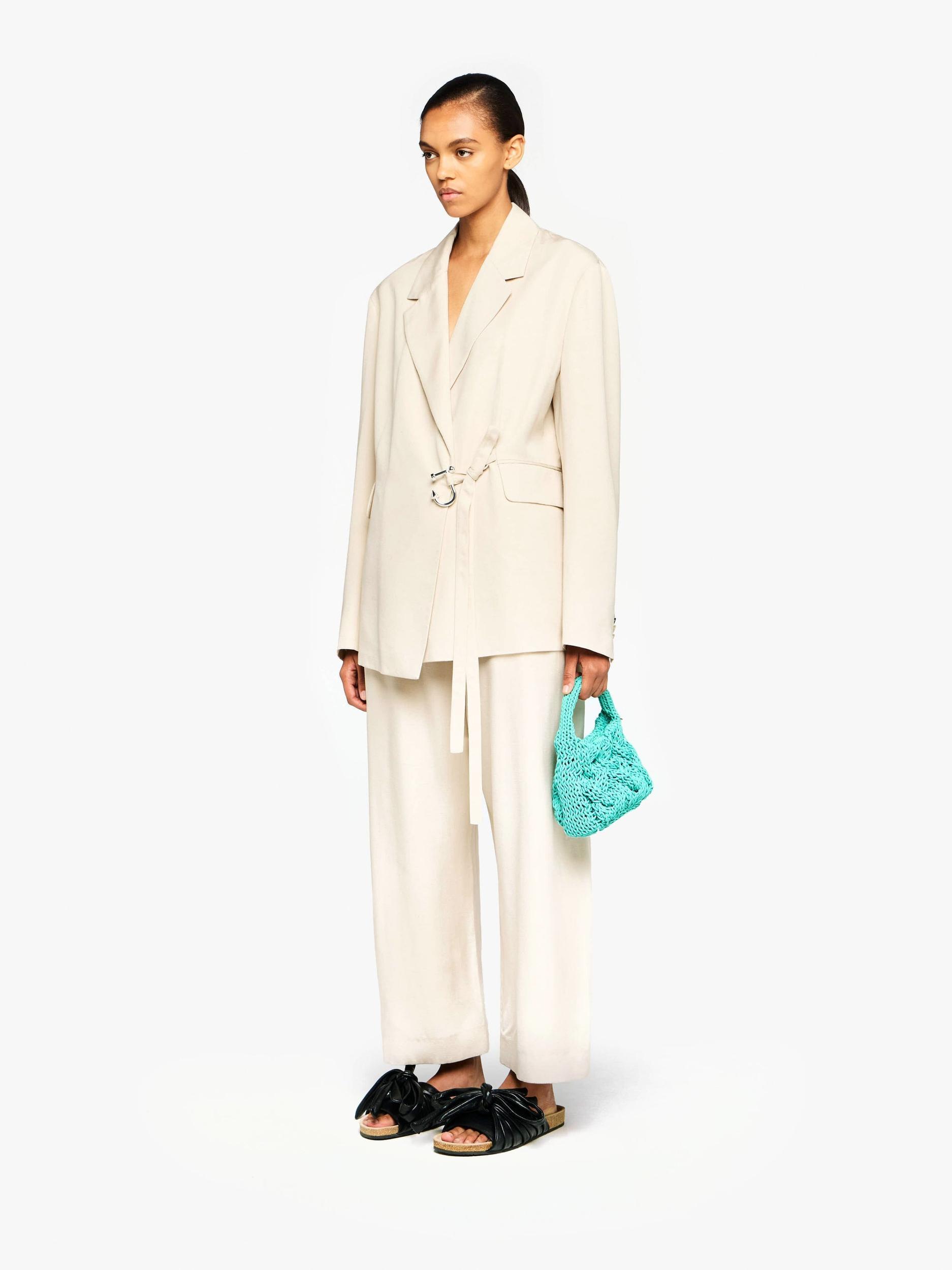 TAILORED WRAP BLAZER Product Image