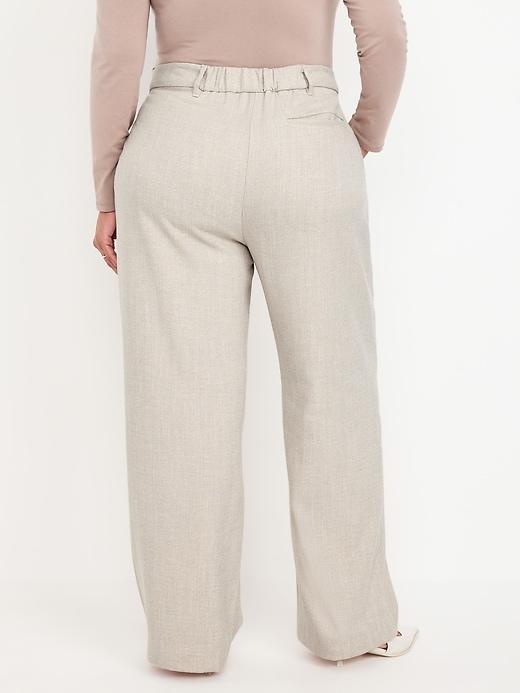 Extra High-Waisted Taylor Trouser Wide-Leg Pants Product Image