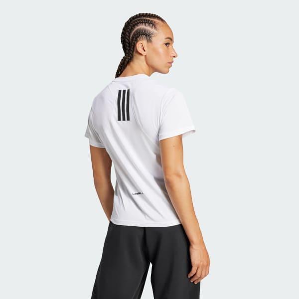 adidas Les Mills Graphic Tank Top White XL Womens Product Image