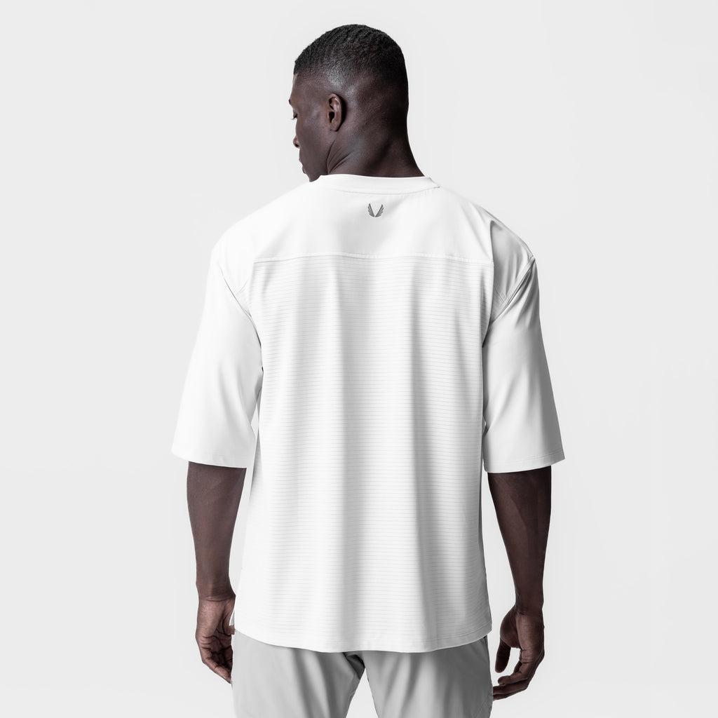 0841. 3D-Lite® 2.0 Lycra® 3/4-Sleeve Oversized Tee - White "OTWR" Product Image