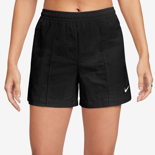 Nike Womens Nike Essential 5 Woven Shorts - Womens Black/White Product Image