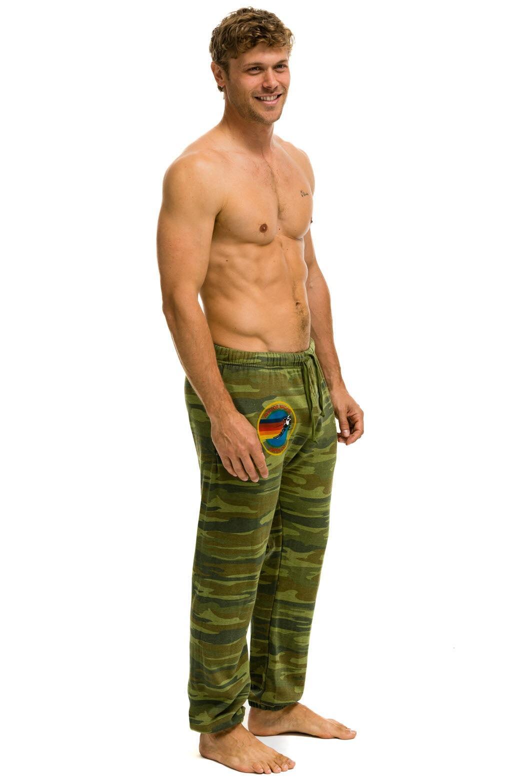 AVIATOR NATION ASPEN SWEATPANTS - CAMO Male Product Image