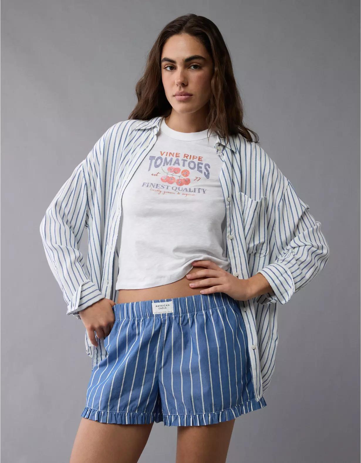 AE Ruffle Boxer Sleep Short Product Image