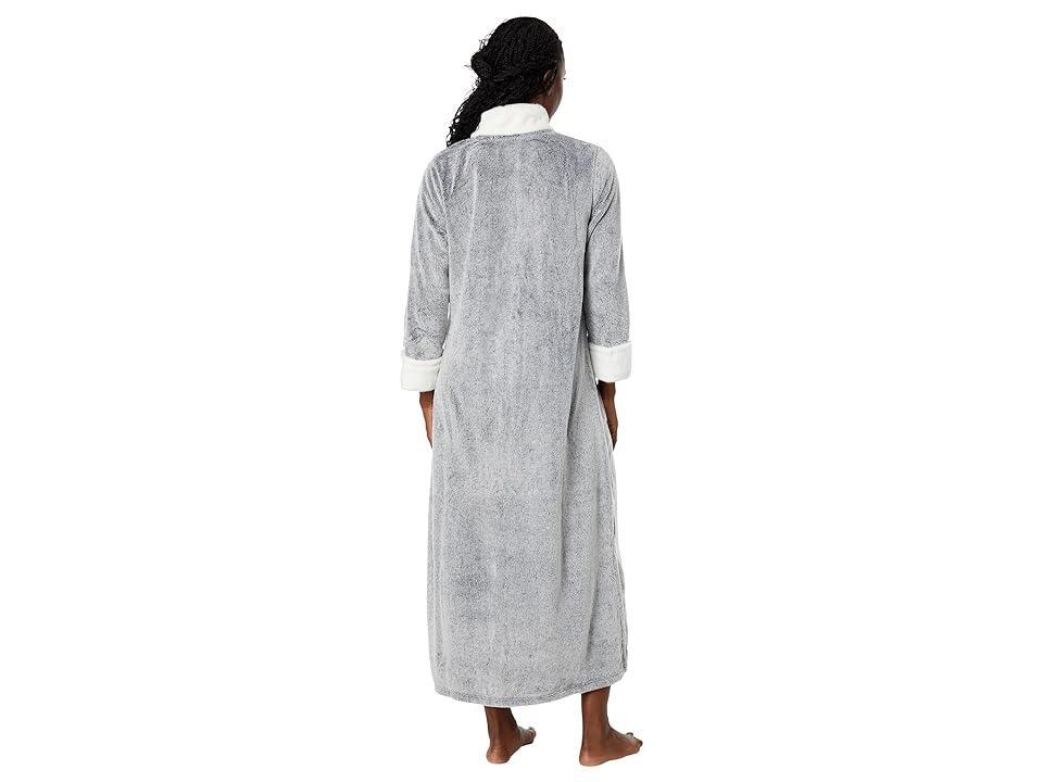 N by Natori Frosted Cashmere Fleece Zip Robe Women's Robe Product Image