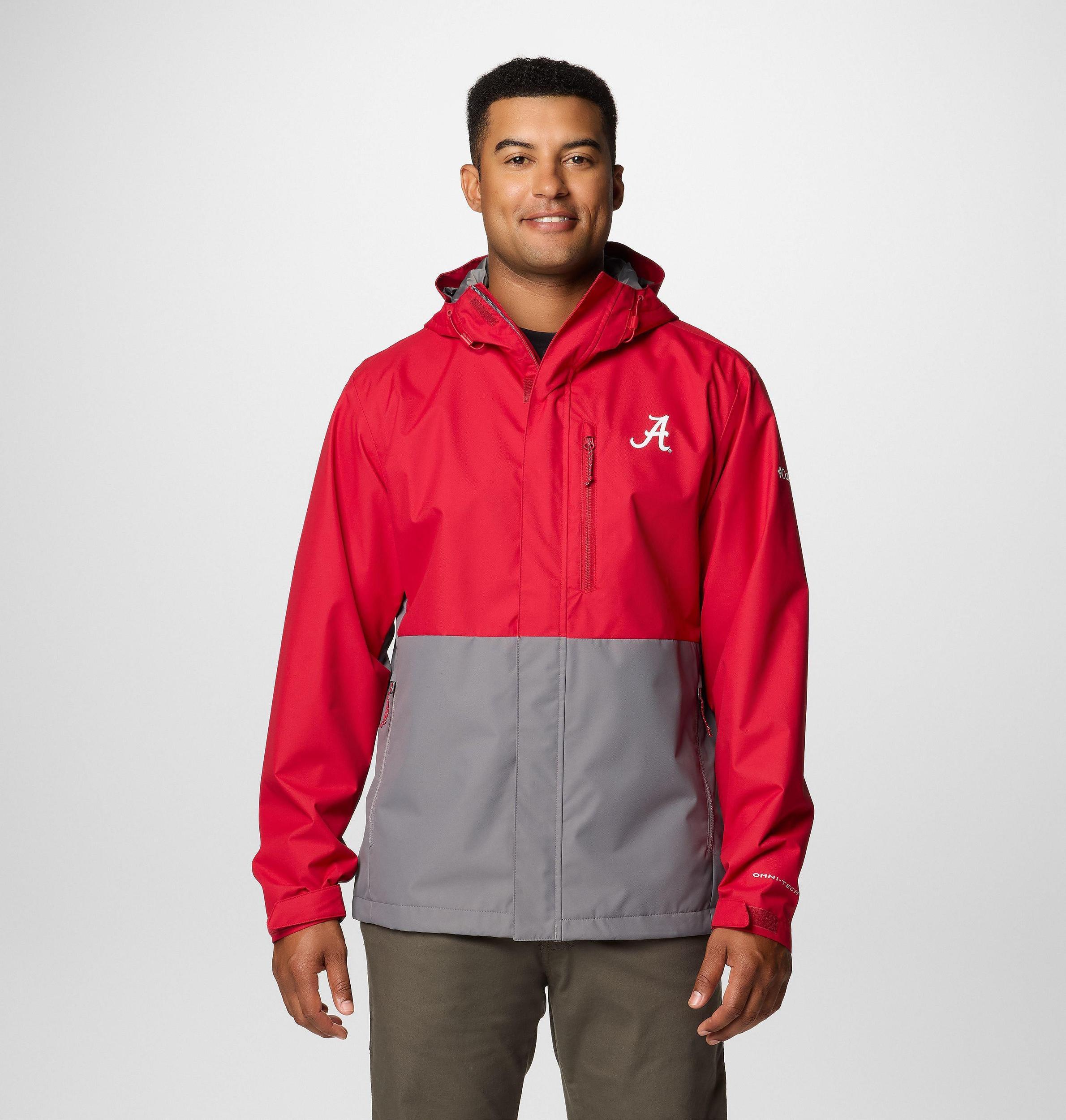 Columbia Mens Collegiate Field Bound Jacket - Tall - Alabama- Product Image
